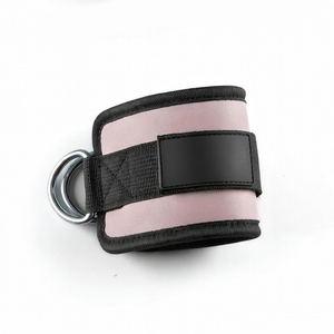 สายรัดข้อเท้าแบบสายเคเบิลสำหรับเครื่องออกกำลังกาย ใช้ได้ทั้งชายและหญิง สวมใส่สบาย ป้องกันอย่างมืออาชีพ ปรับแต่งได้ ผลิตจากไนลอนและนีโอพรีน พร้อมห่วงรูปตัว D รองรับน้ำหนักสำหรับผู้ชายและผู้หญิง - Product Image 6