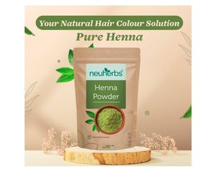 Henna en polvo Neuherbs - 100g para teñir el cabello |   Promueve el Crecimiento del Cabello |   100% Puro y Natural Sin Conservantes Añadidos - Product Image 3