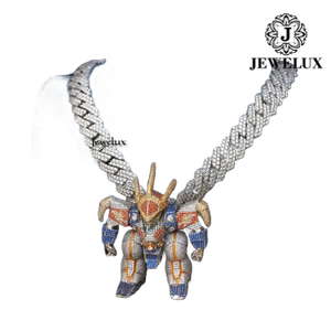 จี้รูปสัตว์ JEWELUX เงินแท้ 925 ประดับคริสตัลสไตล์ฮิปฮอป เหมาะสำหรับทุกเพศทุกวัย สวมใส่ได้ทุกวัน ผลิตจากอินเดีย - Product Image 1