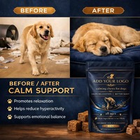 Friandises Apaisantes Bio pour Chiens et Chats OEM ODM Suppléments pour Animaux avec Ingrédients Personnalisés Huile de Graines de Chanvre Marque Privée Relaxation Rapide
