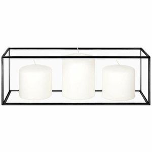 Ensemble de 3 bougeoirs en verre dorés personnalisés pour table, intérieur/extérieur, centre de table de mariage et décoration d'événements - Product Image 6