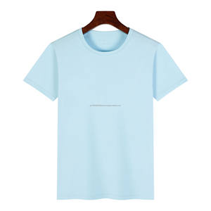 Camiseta de Manga Corta con Cuello Redondo, Transpirable, Absorbente de Sudor, de Secado Rápido, de Verano, de 150 g, con Diseño Estampado y Bordado con Logotipo Personalizado OEM - Product Image 5