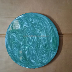 High Quality Handmade <b>Clear</b> Epoxy <b>Resin</b> Coasters Popular Designer Cup Holders Best Rates Wholesale High-Styling Mats & Pads - Product Image 1