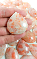 Cabochons en Pierre de Soleil Naturelle en Gros – Pierres Précieuses Lâches de Qualité Supérieure à Coupe Lisse