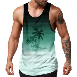 Casual Style <b>men</b> <b>Stringer</b> Tank Top Sublimation Printing Outdoor Breathable Quick Dry Front Logo Tops Wholesale Sleeveless <b>Vest</b> - Product Image 1