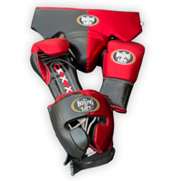 Ensemble d'entraînement de boxe professionnel personnalisable en cuir véritable de qualité supérieure, antidérapant, à lacets, pour adultes