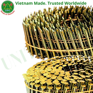 ตะปูเหล็กชุบสังกะสีแบบม้วน 15 องศา ODM OEM แบบก้านเรียบ หัวลายตาราง สำหรับปืนลม |   ตะปูแบบม้วน - Product Image 5