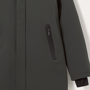 Parka unisexe imperméable Parko durable, grande taille, en plastique recyclé issu de l'océan, respirante, avec fermeture éclair et imprimé, pour l'hiver - Product Image 3