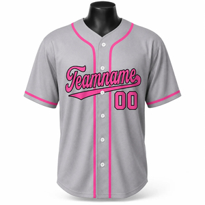 Maillot de baseball de haute qualité, uniforme d'équipe, léger, séchage rapide, respirant, OEM, vente en gros, pour hommes, femmes et enfants - Product Image 1