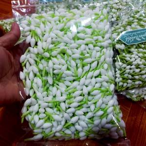 ดอกมะลิประดิษฐ์ พลาสติก ขนาด 2.8 ซม. ดอกไม้ทำมือ สำหรับพวงมาลัยและของตกแต่ง - Product Image 2