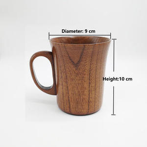 Mug à lait en bois TIMELESS CRAFT de qualité supérieure - Design moderne et luxueux, couleurs et logo personnalisables, compagnon de café pour le camping, cadeau d'affaires - Product Image 3