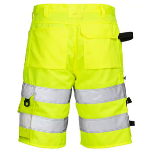 Top Quality Security Safety 3M Reflective Tape <b>Cargo</b> Shorts Men <b>Working</b> Construction Wear Shorts For Worker - Product Image 2
