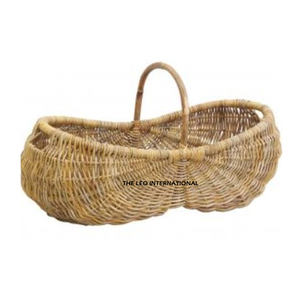 Natural Round Rattan Tray Restaurant Snacks and Serving <b>Baskets</b> Handmade Woven <b>Storage</b> <b>Wicker</b> Crafts - Product Image 4