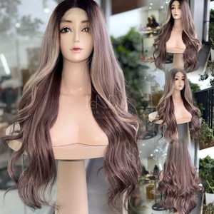 Peluca de Encaje Completo de Alta Calidad, Cabello Fino Tipo Bebé, Textura Ondulada, Color Natural, Pelucas de Cabello Humano Vietnamita - Product Image 4
