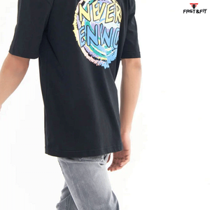 Camiseta Unisex Casual de Verano 100% Algodón, Talla Grande para Hombre, con Estampado de Letras, Ecológica y Transpirable - Product Image 6