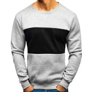 Sweat-shirt décontracté unisexe à col rond pour homme, modèle 2025, en tricot ample bleu tie-dye, idéal pour l'automne (OEM/ODM) - Product Image 1