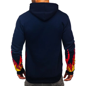Veste de baseball d'hiver brodée en 3D rouge et jaune pour femmes et hommes, sweat-shirt à capuche avec fermeture éclair, vêtements de sport décontractés - Product Image 6
