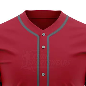 Durable Mesh Fabric Breathable Short Baseball Jersey Comfortable Fit Practice Ready Team Sportswear Premium Quality Lightweight - Product Image 2