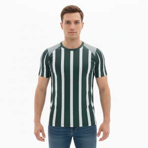 Conjunto de uniforme deportivo de fútbol para hombre, camiseta y pantalones cortos sublimados, ropa de fútbol al por mayor, camisetas transpirables de malla de poliéster. - Product Image 1