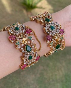 New Arrival Fashion Jewelry Sets Gold Color Artificial Bangles Stackable Bracelet Set for Women Daily Wear <b>Accessories</b> - Product Image 3