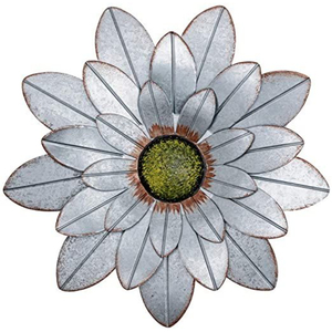 Decoración de Pared de Metal Forjado con Arte Floral, Decoración de Pared para Sala de Estar, Decoración del Hogar, Adorno de Pared Personalizado Hecho a Mano - Product Image 1