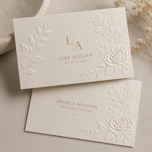 Fabricant de services d'impression haut de gamme avec gaufrage et débossage pour la papeterie et les cartes personnalisées – Impression de papeterie premium - Product Image 2