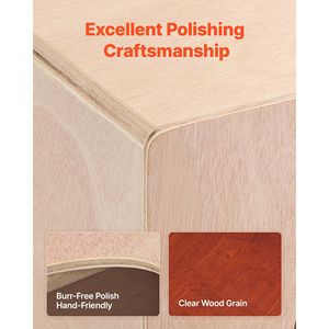 Cajon en bois de bouleau, instrument de percussion avec cordes de guitare, tambour en bois - Product Image 5