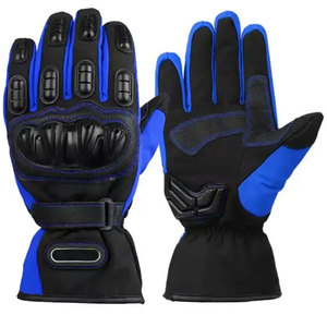 Guantes de Motocross de Cuero con Diseño de Castillo Invernal, Cómodos, con Correa de Muñeca Ajustable y Cierre de Hebilla, Unisex, para Exteriores, Venta al Por Mayor - Product Image 3