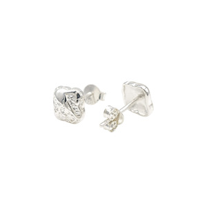 Ready to Ship 925 Sterling <b>Silver</b> Push Back <b>Stud</b> Earrings Handmade Minimal Fashion Earrings Women's Jewelry at Affordable Price - Product Image 3