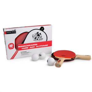 Iconic Stag Club Ensemble de tennis de table portable en bois - Product Image 3