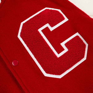 Premium Denim Varsity <b>Jacket</b> Custom Logo <b>Men's</b> Letterman Embroidery College Baseball Couple OEM Factory Genuine <b>Leather</b> Shell - Product Image 5