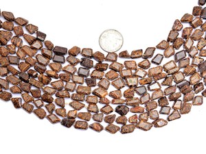 Cuentas facetadas de jaspe AAA+ de 11mm-13mm, pepitas naturales de jaspe amarillo raro, piedra semipreciosa, cuentas pulidas de corte escalonado para joyería - Product Image 2