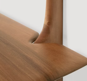 Étagère murale en bois minimaliste à 5 niveaux, fabriquée à la main, design rectangulaire moderne du milieu du siècle, décoration de salon, Madera Finekraft - Product Image 6