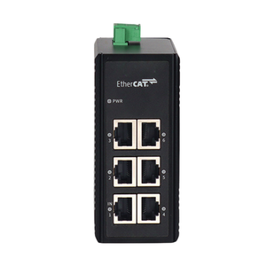6-Port Industrial EtherCAT <b>Switch</b> 10/100/1000Mbps Full-Duplex POE Powered <b>Network</b> Device - Product Image 2