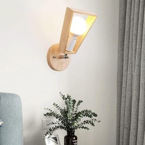 Nordic MDF Wooden <b>Wall</b> <b>Sconce</b> Lantern Wholesale | Minimalist Design - Product Image 1