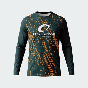 เสื้อฟุตบอลพิมพ์ลายแบบรีดร้อนคุณภาพสูง แขนยาว ปรับแต่งได้ตามต้องการ พร้อมสกรีนชื่อทีม ชื่อผู้เล่น สีที่กำหนดเองได้ 100% - Product Image 6