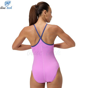Traje de Baño Personalizado de Una Pieza para Mujer, Ajuste Delgado, Tela Elástica, Cómodo, Secado Rápido, para Playa - Product Image 3