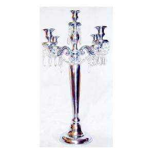 Support de bougie à longue tige en métal au prix le plus bas pour la décoration de la maison, articles faits à la main, candélabre à 5 bras, bougeoir pour mariage - Product Image 4