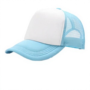 OEM Custom Performance 6-Panel Foam Trucker <b>Hat</b> with 3D Embroidery Custom Logo Blank Mesh <b>Cap</b> Unisex - Product Image 3