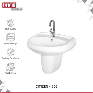 Nouvel arrivage en stock – Qualité supérieure, fabriqué en Inde, design personnalisé, lavabo moderne de luxe à demi-pied pour acheteurs sérieux - Product Image 2