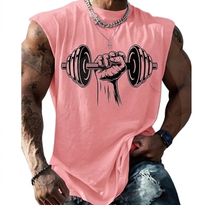 Gym Wear Running <b>Mens</b> Sleeveless Muscle Training Vest tank Top Quick Dry Breathable Workout Gym tank Top <b>Men</b> - Product Image 5