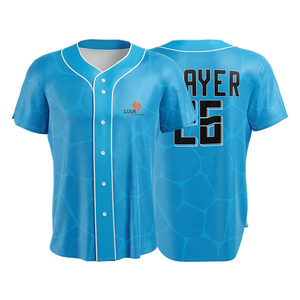 Camisetas de Béisbol Personalizadas para Mujeres Adultas, Tejido de Malla Transpirable, Secado Rápido, Antibacterianas, Estampado en Relieve, 100% Poliéster - Product Image 3