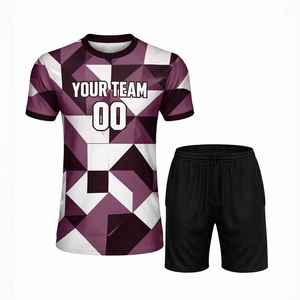 Tissu supérieur 100% polyester, manches courtes, coupe confortable, taille homme, vêtements personnalisés, séchage rapide, design personnalisé, uniforme de tennis - Product Image 2