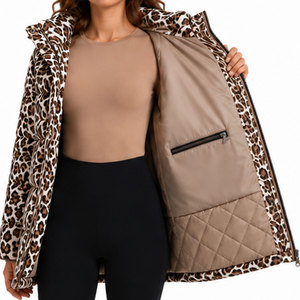 Chaqueta Parka Casual para Mujer, para Exteriores, con Cintura Ajustable, Capucha de Piel Sintética y Protección Cómoda, Impermeable y Resistente al Viento - Product Image 6