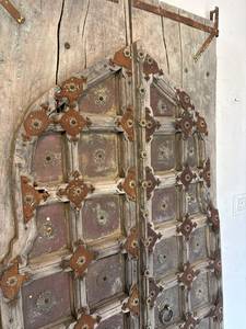 Antique Solid Wood Door Panels Hand Carved Frame Eco-Friendly Midcentury Modern Home Office Bedroom Dining Kitchen Living Home - Product Image 6
