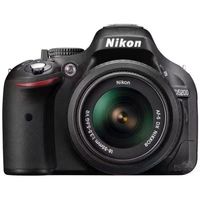 Appareil photo reflex numérique Nikon D5200 d'occasion, 24,1 MP, Full HD, avec objectif AF-S DX 18-55 mm pour la photographie, la vidéo et les vlogs
