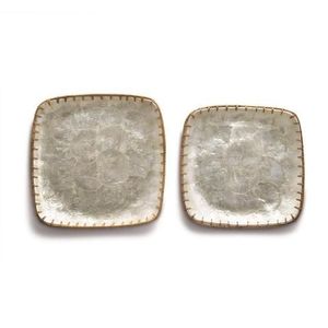 Octagonal Metal Charger <b>Plate</b> With Polished Finish Handmade Vintage Design Solid Pattern Dishes & <b>Plates</b> - Product Image 3