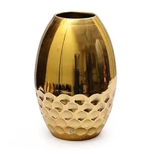 High Demand Gold <b>Copper</b> Iron Floor Tabletop Decorative <b>Vases</b> Wholesale Fancy Home Decor Metal Flower <b>Vase</b> Living Room Bedroom - Product Image 4