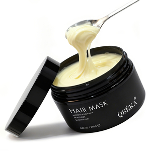 Masque capillaire QBEKA à l'extrait de plantes naturelles pour le traitement des pointes fourchues - Product Image 1