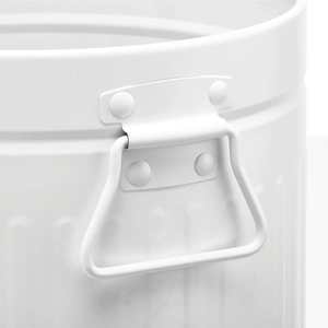 Cesto de Basura Gris Piedra con Asas, Contenedor Multiusos para Reciclaje de Basura para Baño, Cocina, Dormitorio, Oficina - Product Image 4